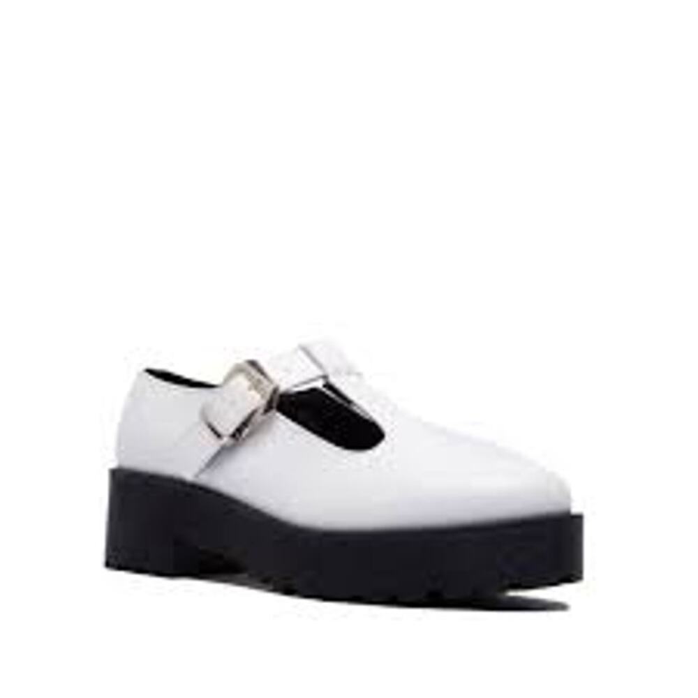 NWOT Qupid White UPBEAT01 WHITE PU Mary Janes Size 7 | SAME DAY SHIP or NEXT DAY
